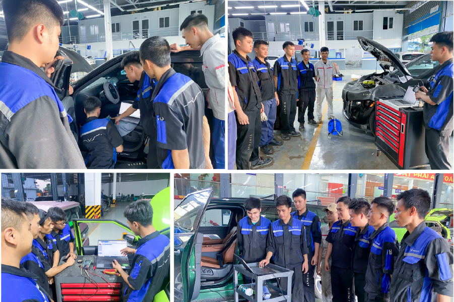 Nguyen Van Nam cuu sinh vien HPC dao tao ky thuat vien VinFast Son Tay cong nghe o to