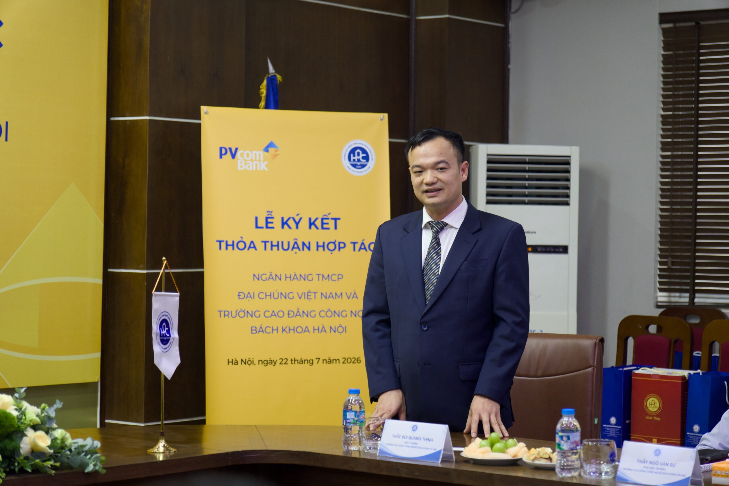 Trường Cao đẳng Công nghệ Bách khoa Hà Nội và PVcomBank ký kết thỏa thuận hợp tác toàn diện