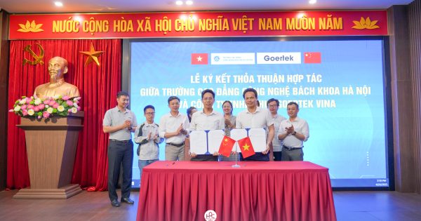 Lễ ký kết MOU của trường HPC x Goertek Vina